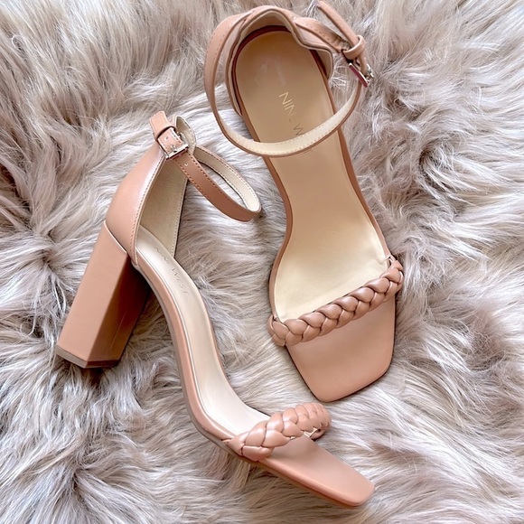 Nine West Braided Twist Block Heels - Picture 2 of 11